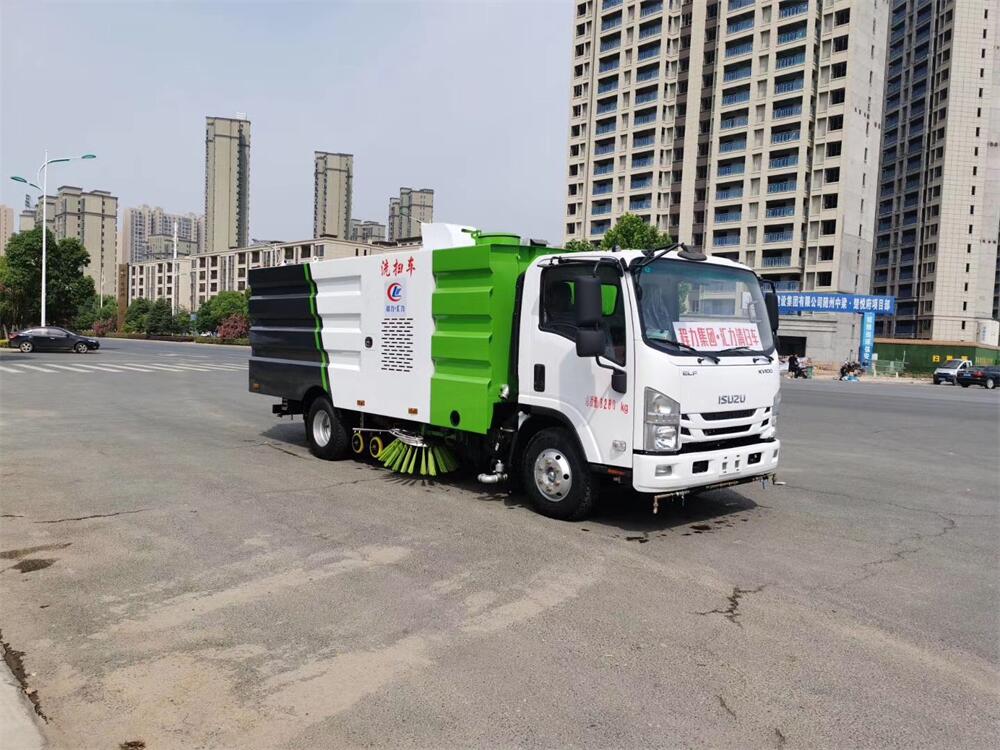 8方洗掃車-程力國六五十鈴8方洗掃車廠家價格