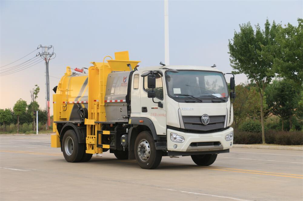 10方餐廚垃圾車(chē)-福田瑞沃國(guó)六10方廚余泔水餐廚垃圾車(chē)廠家（方罐）